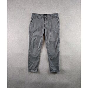 Under 510 U-510 Pants Mens 30x26 Gray Performance Stretch Flat Front Chino
